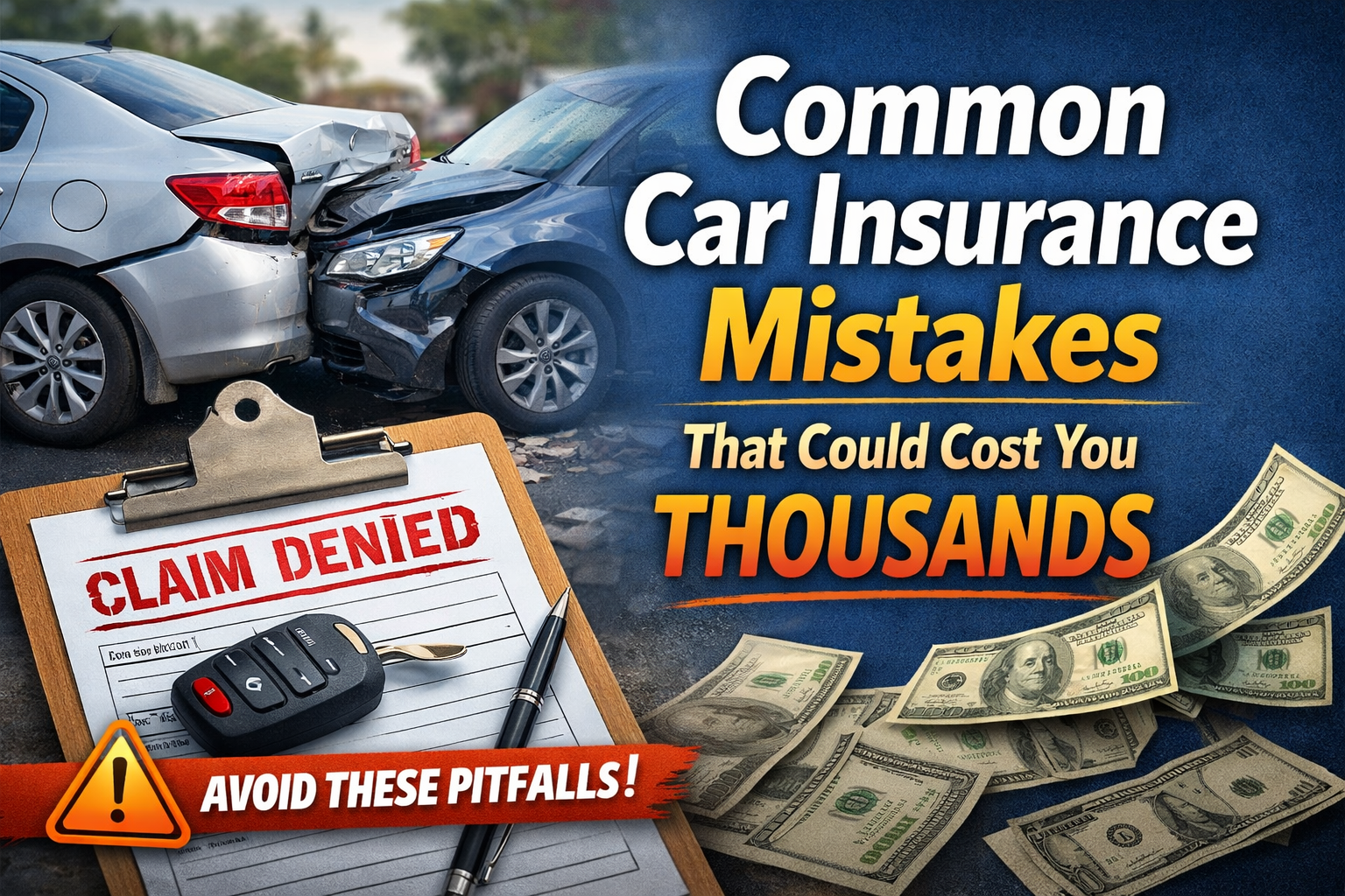 Common Car Insurance Mistakes That Could Cost You Thousands