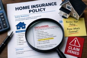 Home insurance claim 