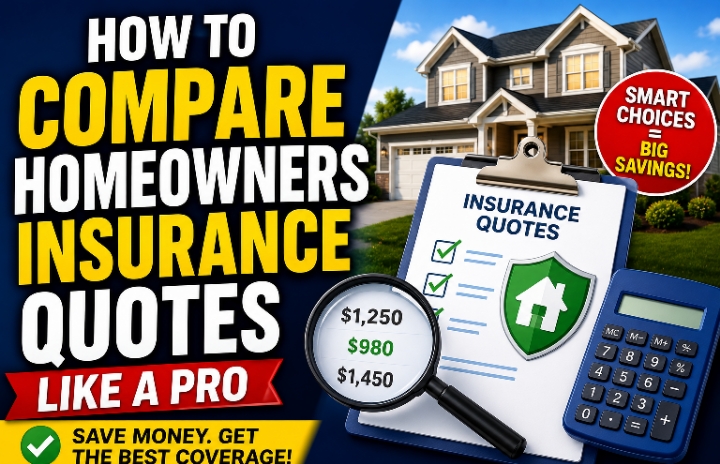 How to Compare Homeowners Insurance Quotes Like a Pro