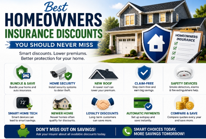 Best Homeowners Insurance Discounts You Should Never Miss