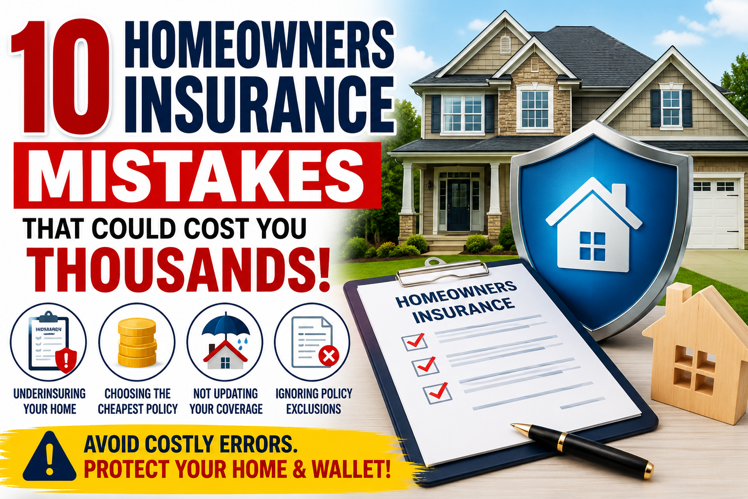 10 Homeowners Insurance Mistakes That Could Cost You Thousands