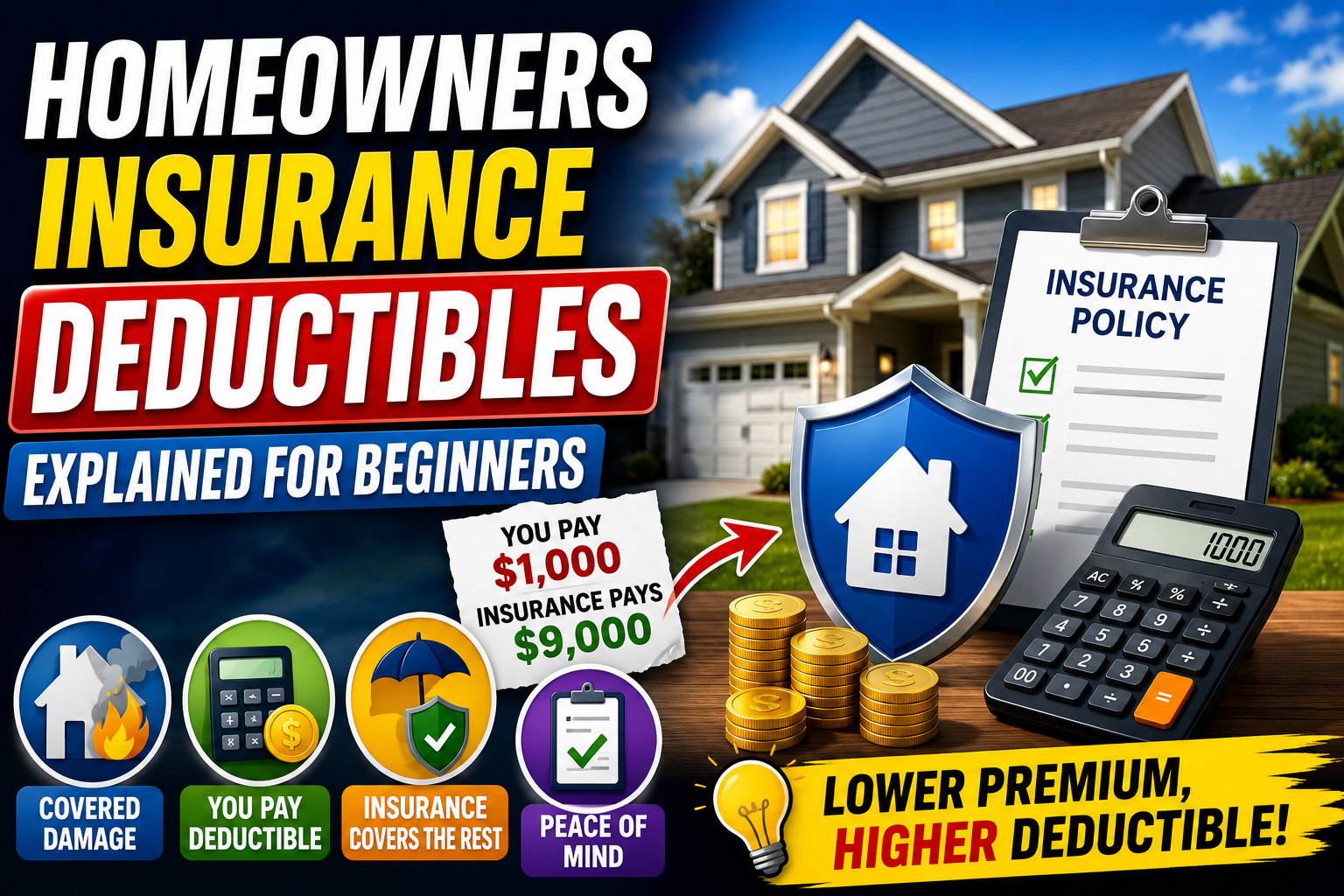 Homeowners Insurance Deductibles Explained for Beginners