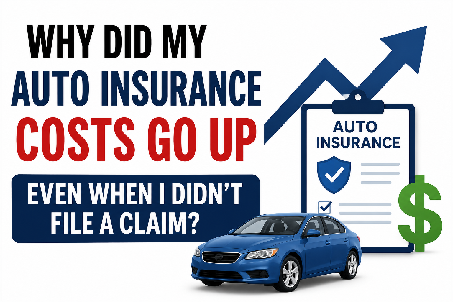 Why Did My Auto Insurance Go Up Without a Claim