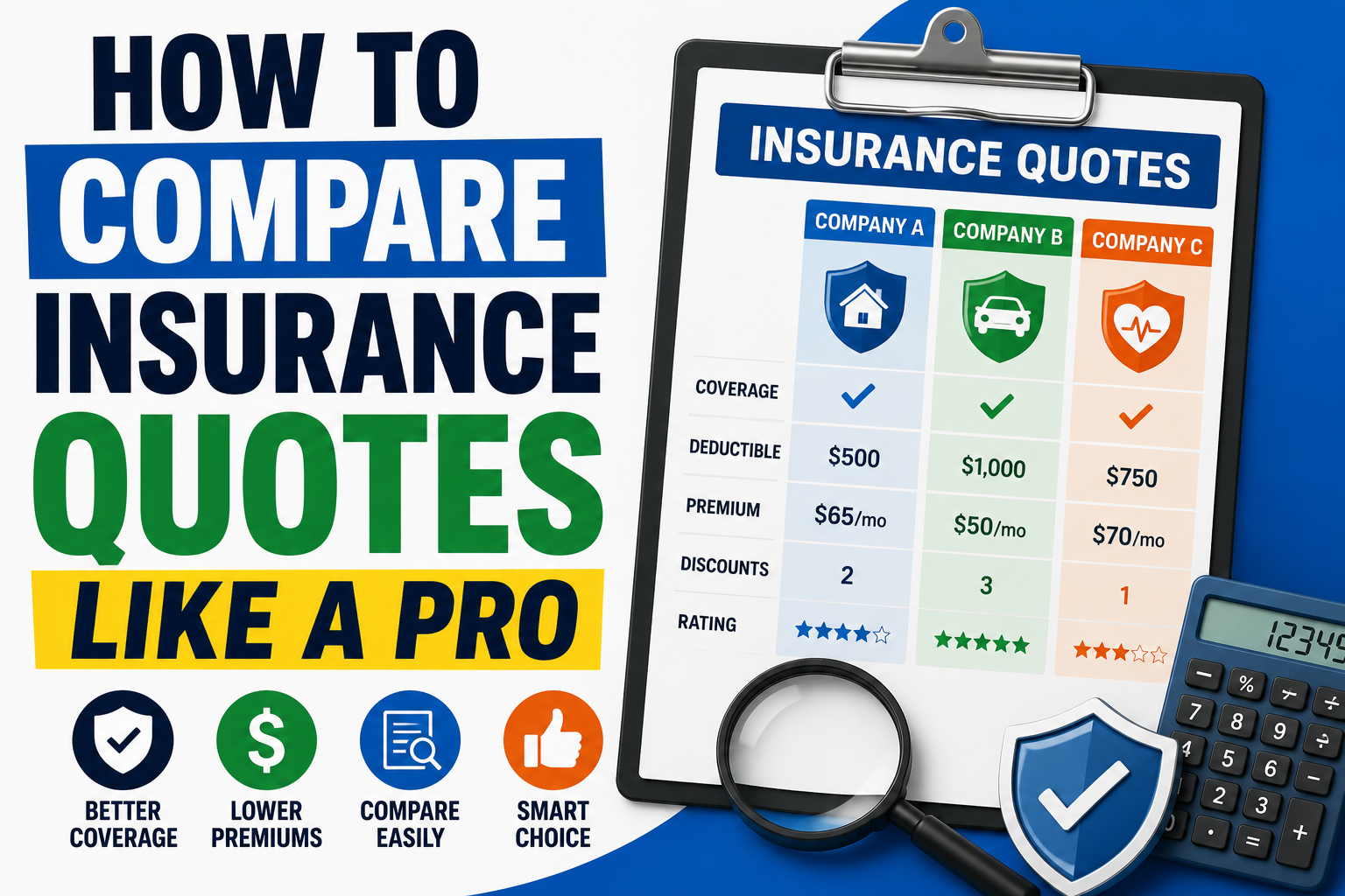 How to Compare Insurance Quotes Like a Pro