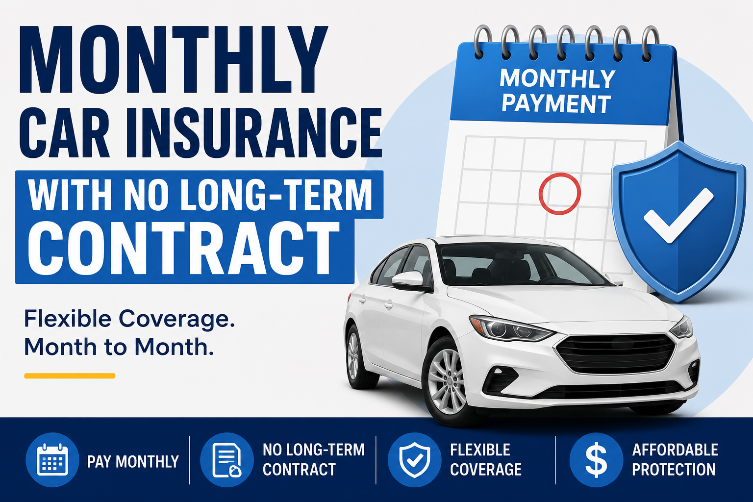 Monthly Car Insurance With No Long-Term Contract | Flexible Auto Coverage Guide