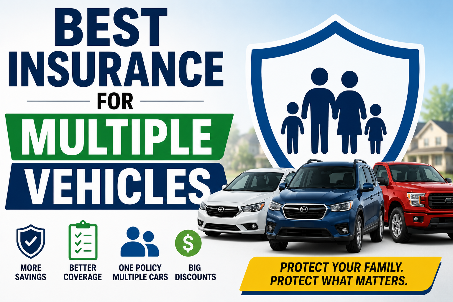 Best Insurance for Multiple Vehicles