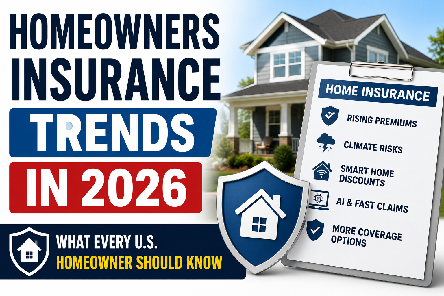 Homeowners Insurance Trends Every U.S. Homeowner Should Know in 2026